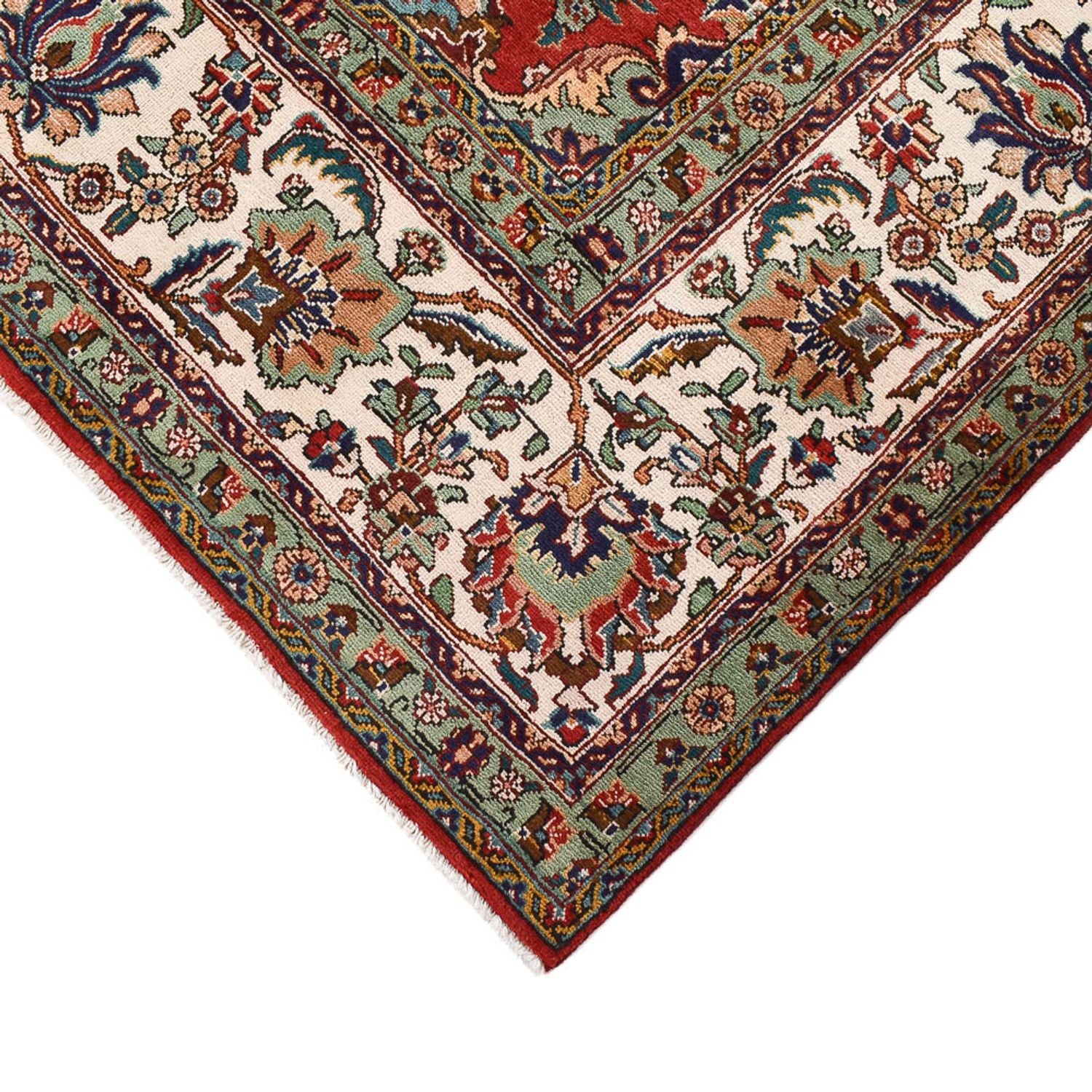 Persisk tæppe - Tabriz - 395 x 308 cm - rød