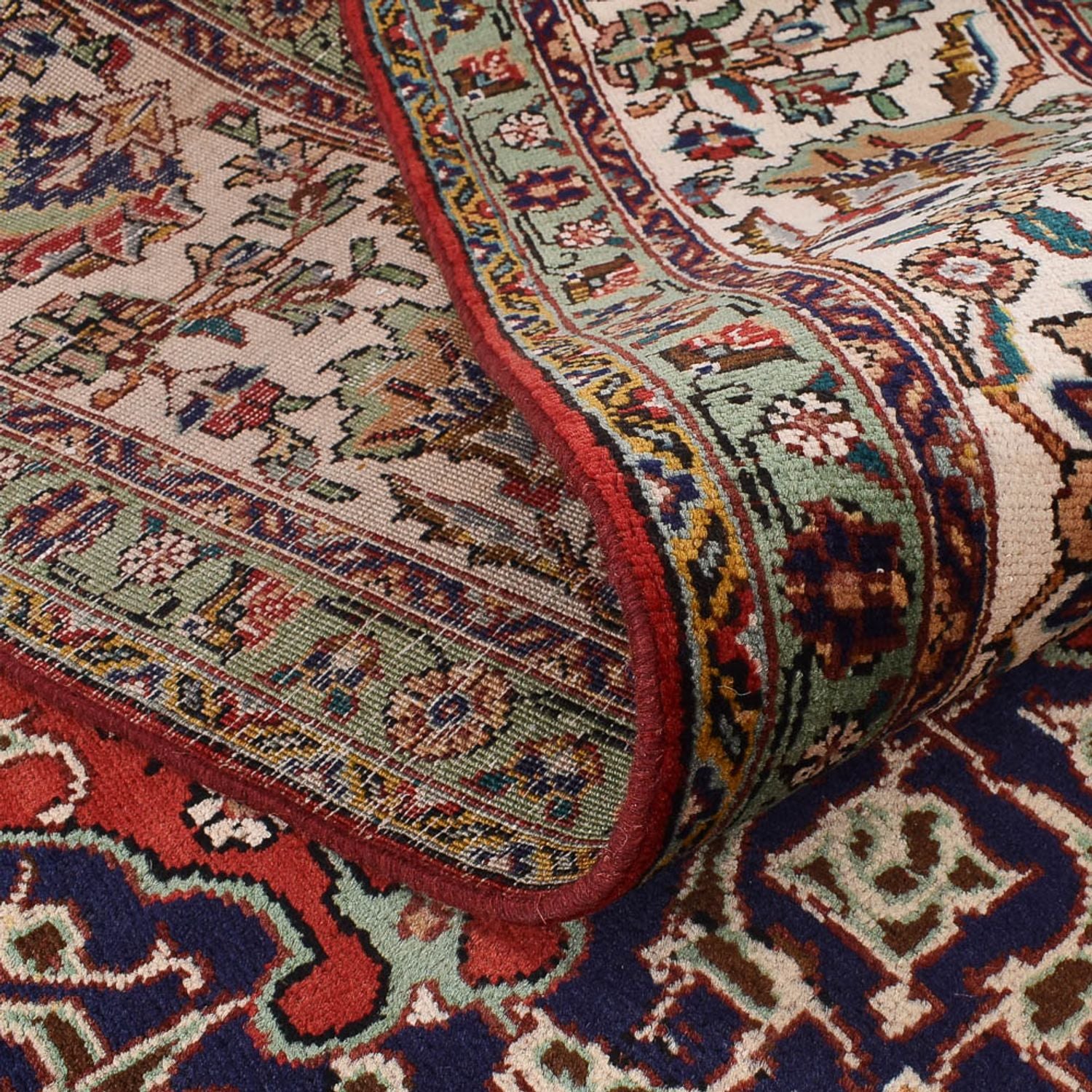 Persisk tæppe - Tabriz - 395 x 308 cm - rød