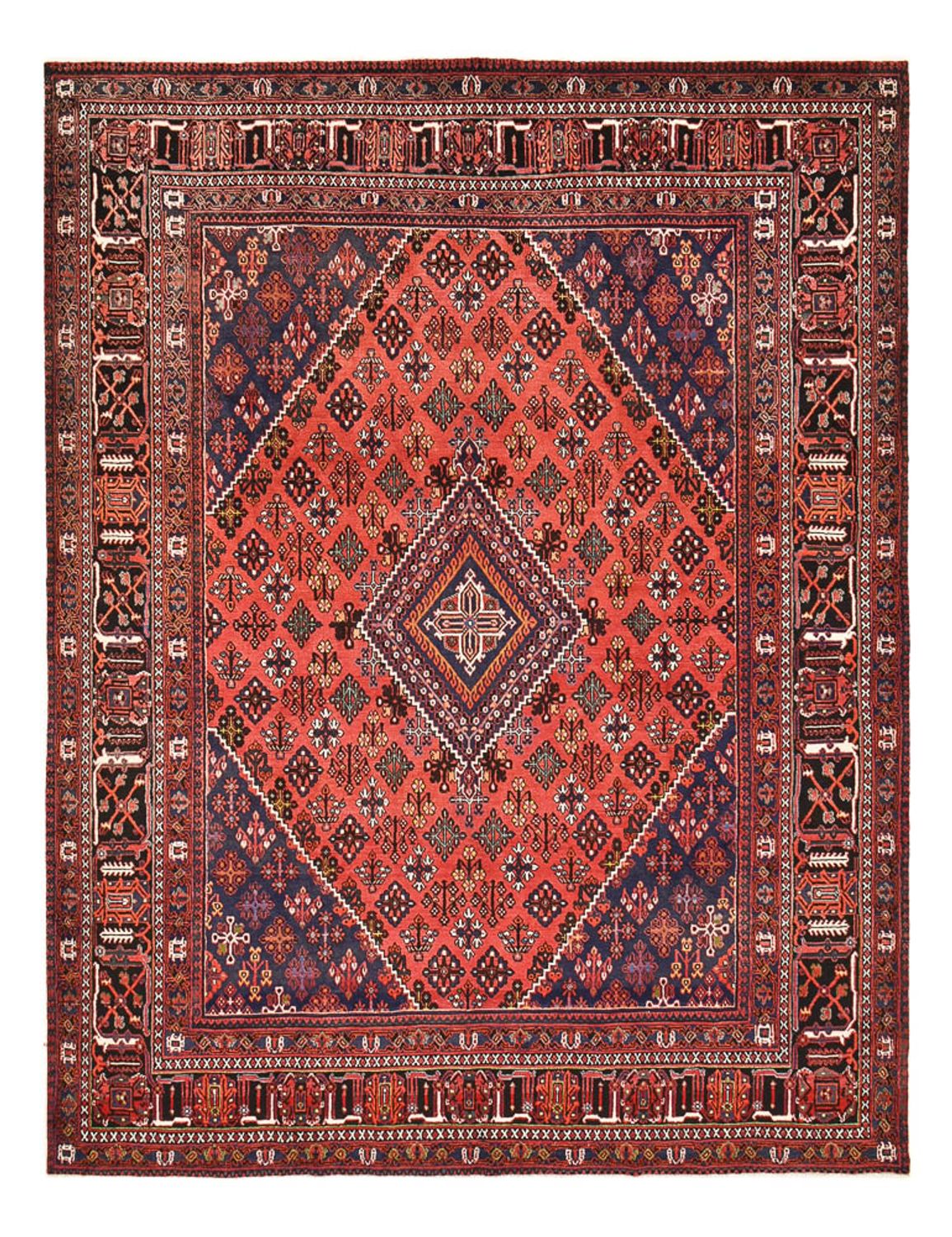 Persisk tæppe - Nomadisk - 393 x 295 cm - rød