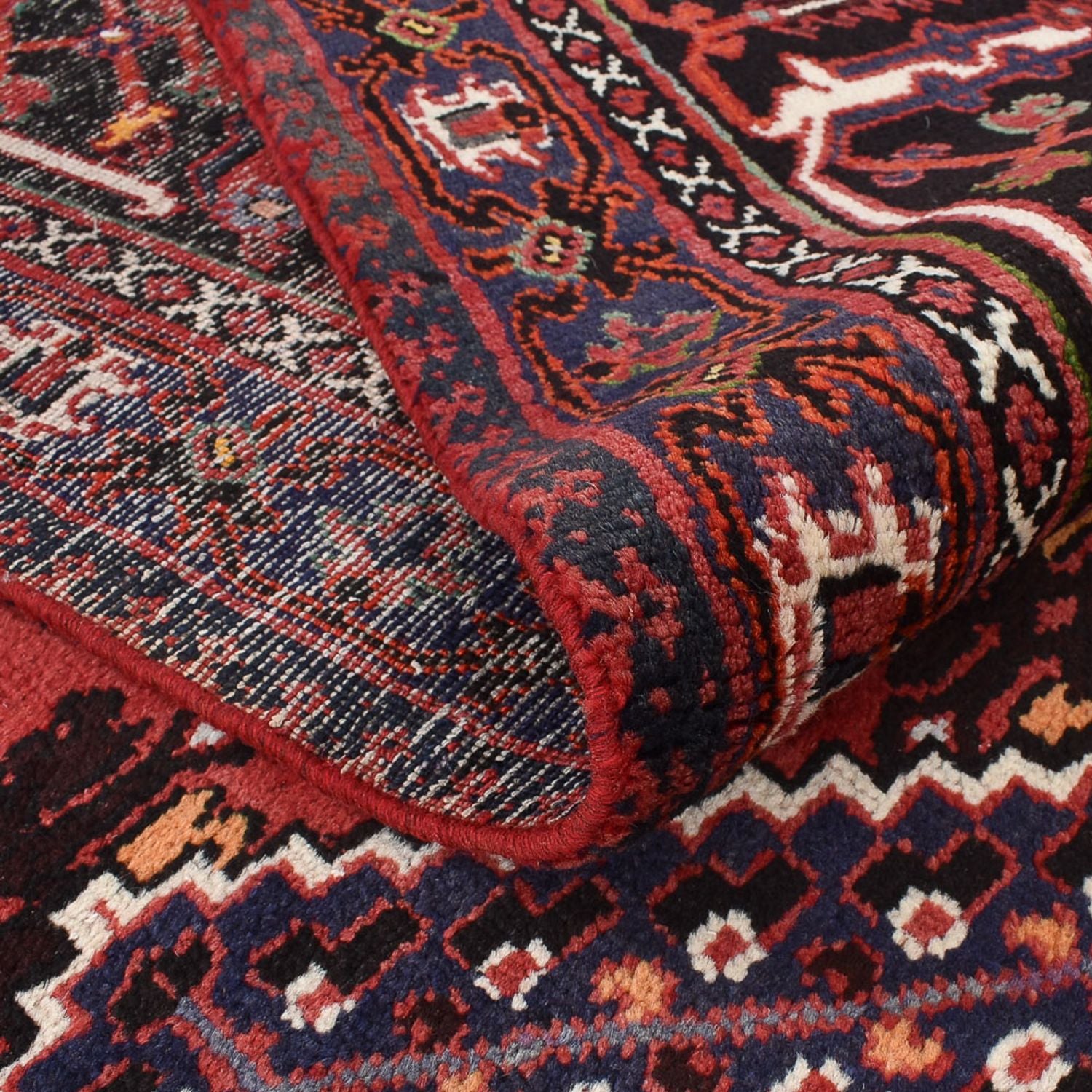 Persisk tæppe - Nomadisk - 393 x 295 cm - rød