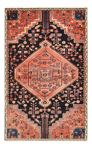 Persisk tæppe - Nomadisk - 153 x 93 cm - lysrød