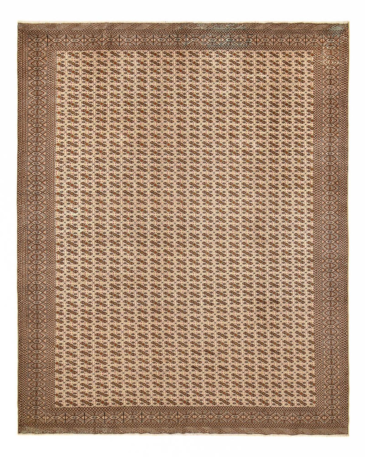 Turkaman-tæppe - 374 x 294 cm - sand