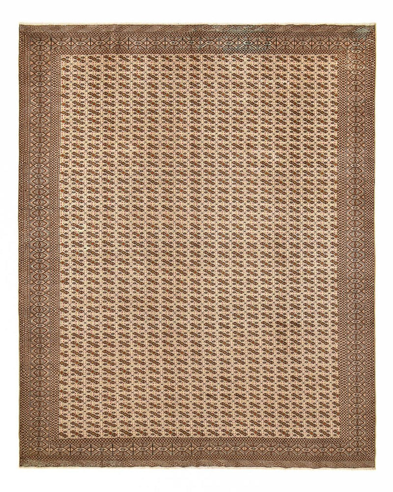 Turkaman-tæppe - 374 x 294 cm - sand