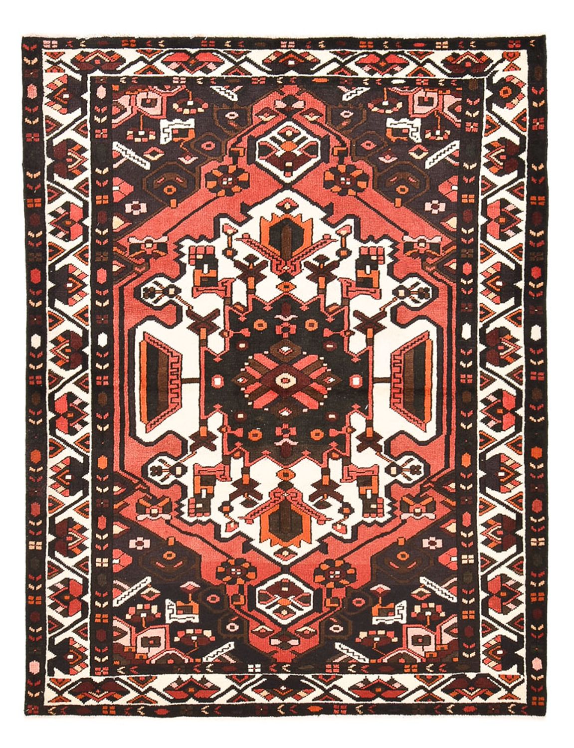 Persisk tæppe - Nomadisk - 218 x 165 cm - flerfarvet