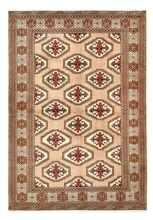 Turkaman-tæppe - 191 x 134 cm - sand