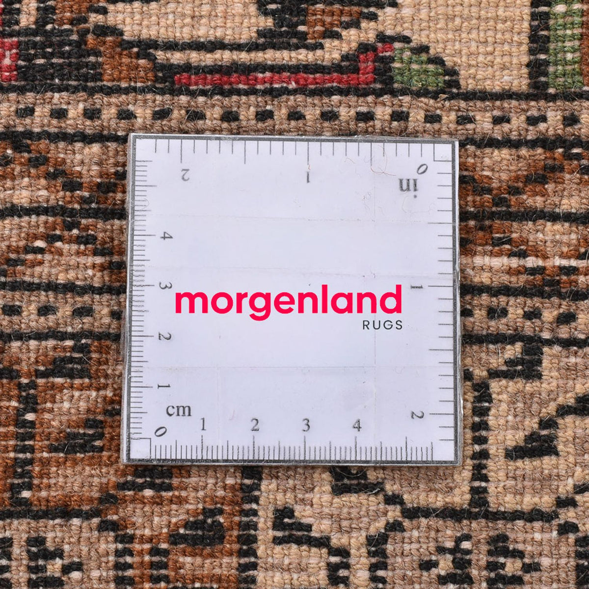 Turkaman-tæppe - 191 x 134 cm - sand