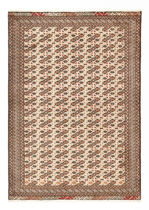 Turkaman-tæppe - 141 x 100 cm - sand