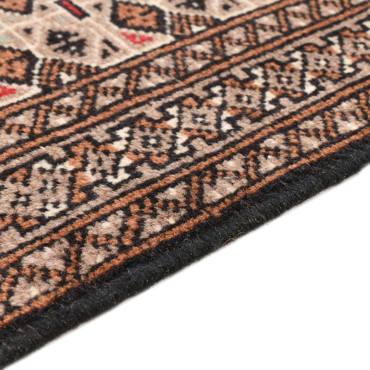 Turkaman-tæppe - 141 x 100 cm - sand