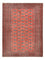 Turkaman-tæppe - 132 x 99 cm - rød