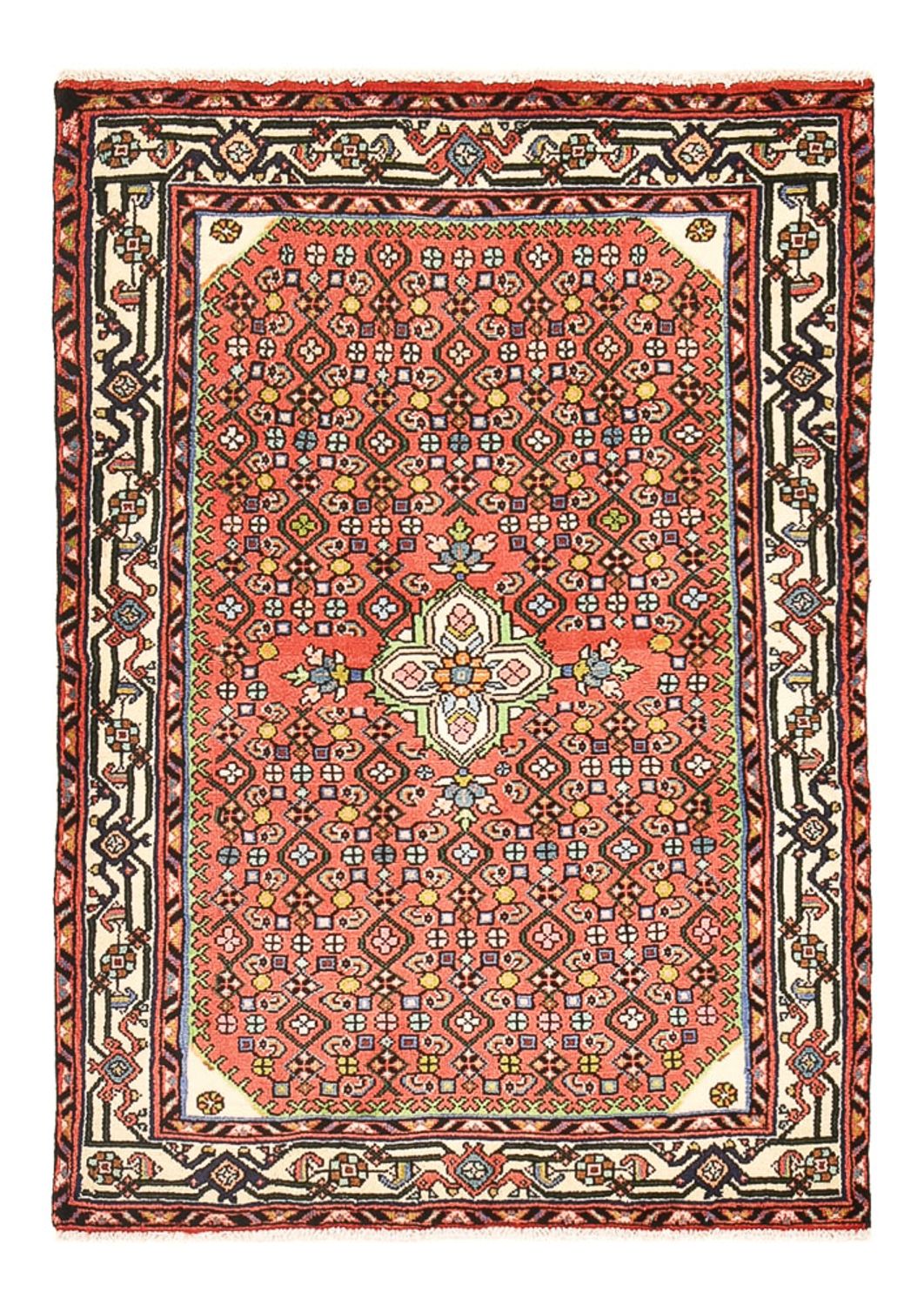 Persisk tæppe - Nomadisk - 132 x 91 cm - rød