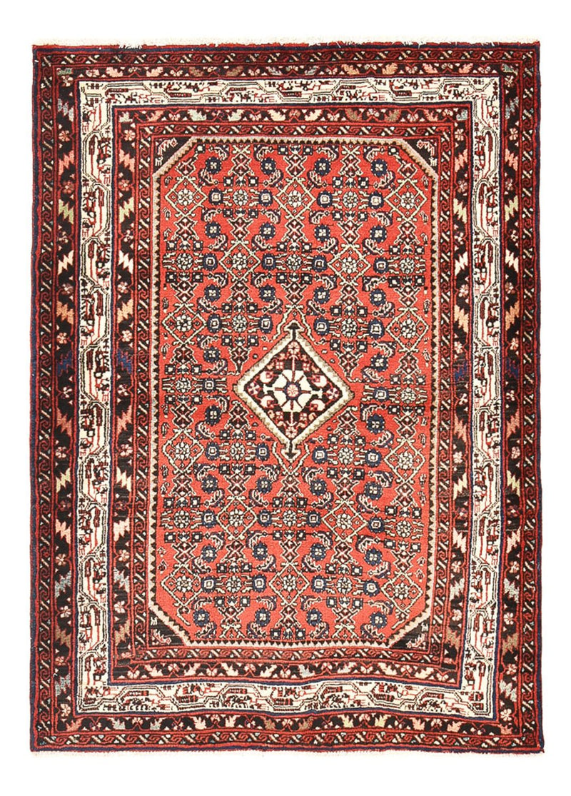 Persisk tæppe - Nomadisk - 148 x 105 cm - lysrød