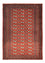 Turkaman-tæppe - 133 x 95 cm - rød
