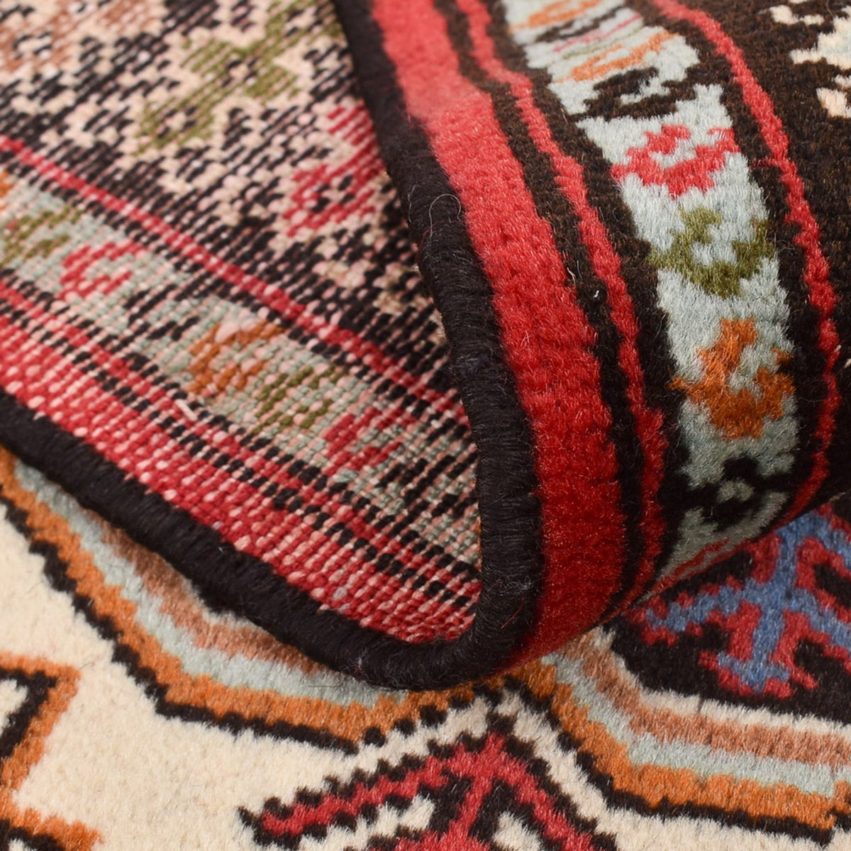 Løber Turkaman-tæppe - 283 x 85 cm - rød