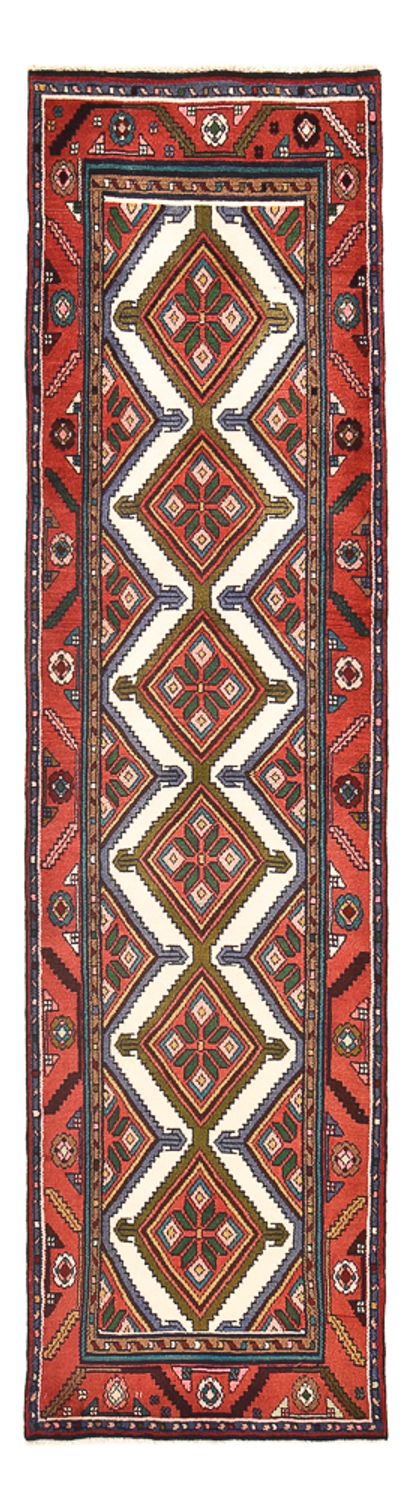 Løber Persisk tæppe - Nomadisk - 288 x 75 cm - mørkerød