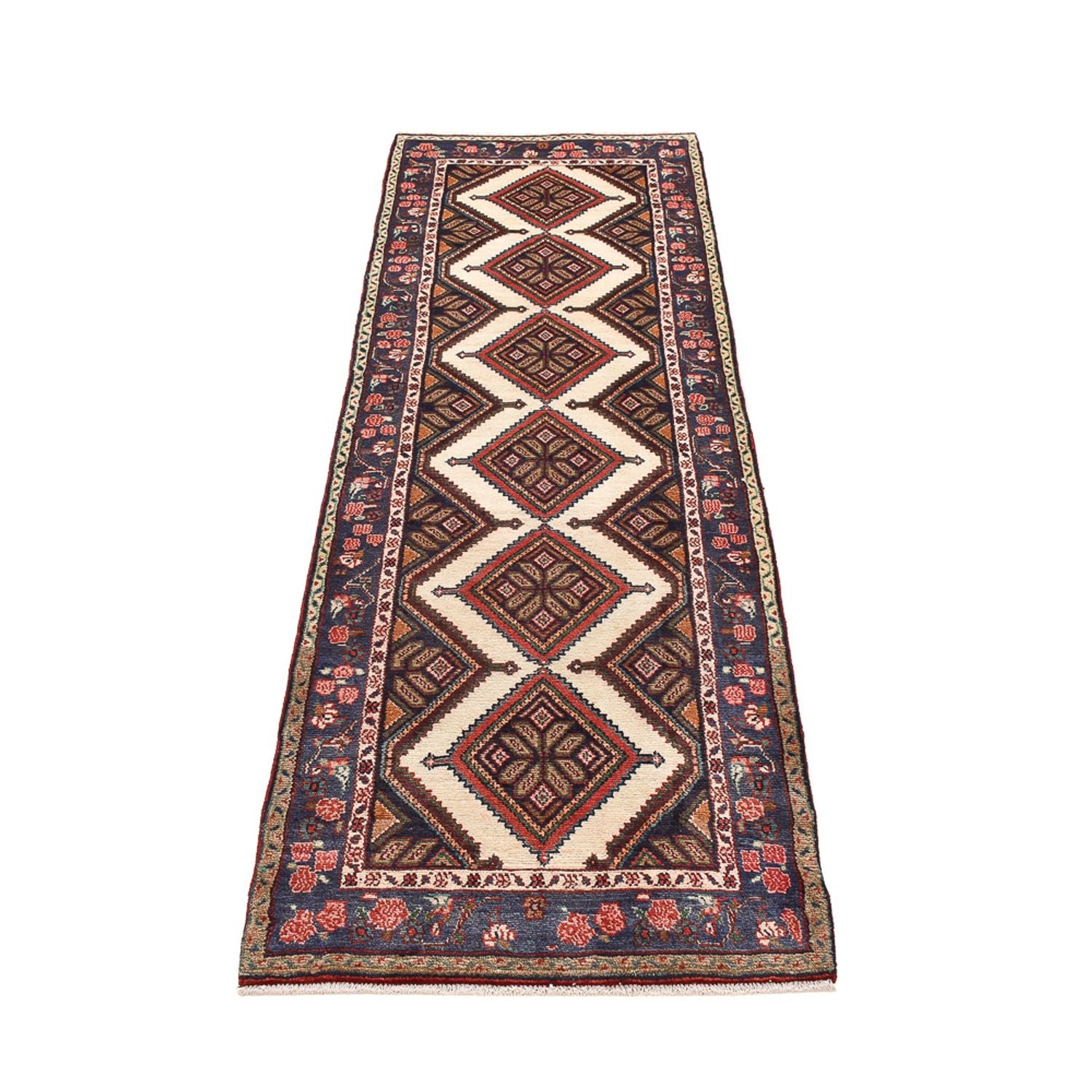 Løber Persisk tæppe - Nomadisk - 275 x 86 cm - mørk beige
