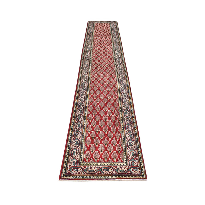 Løber Persisk tæppe - Tabriz - 483 x 76 cm - rust