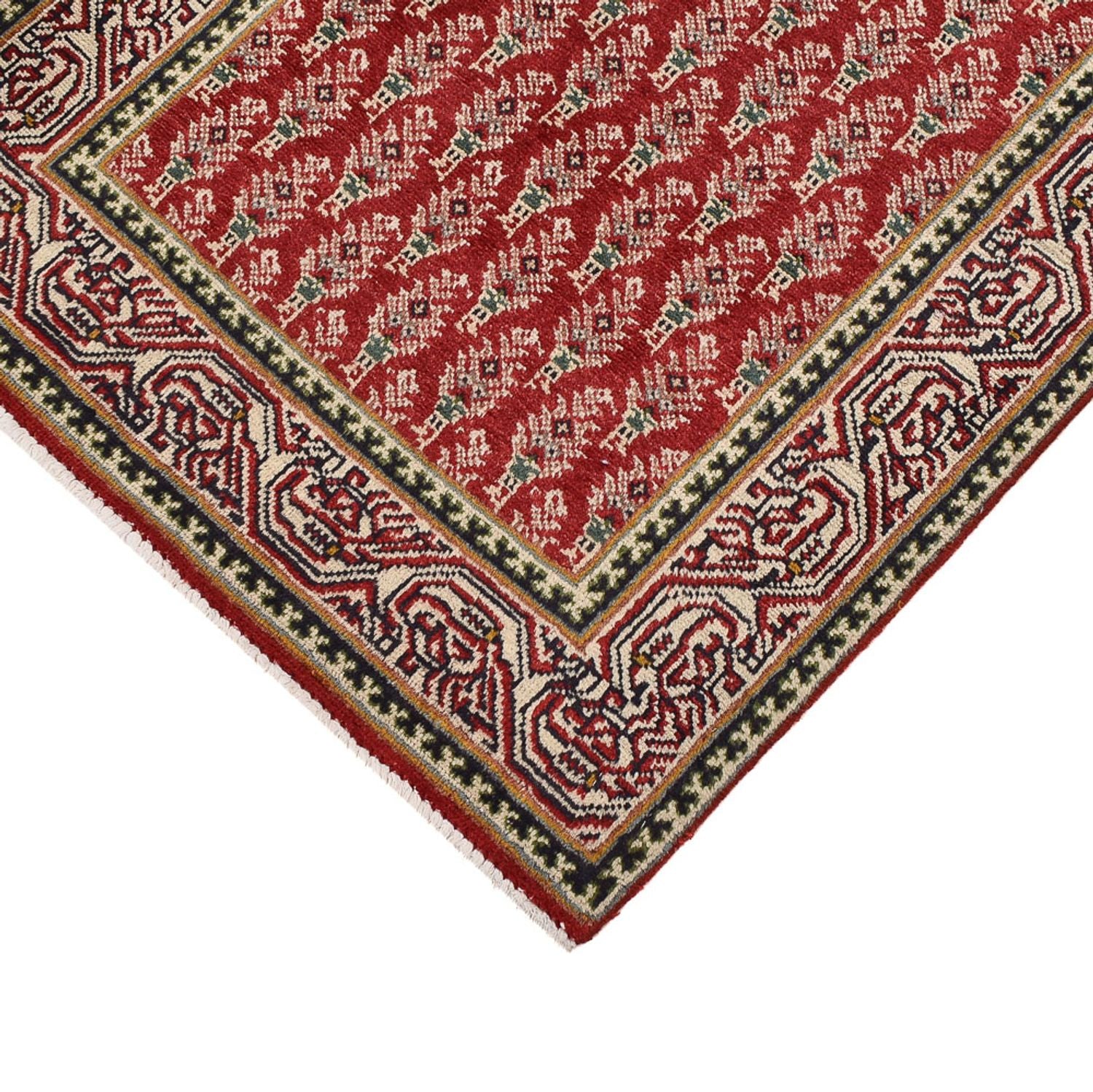 Løber Persisk tæppe - Tabriz - 381 x 73 cm - rust
