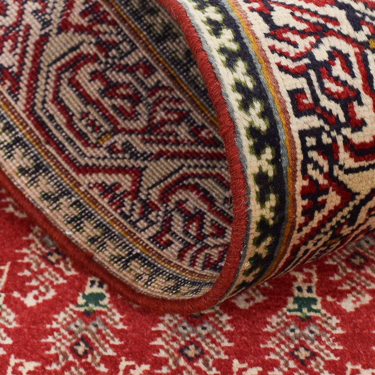 Løber Persisk tæppe - Tabriz - 381 x 73 cm - rust