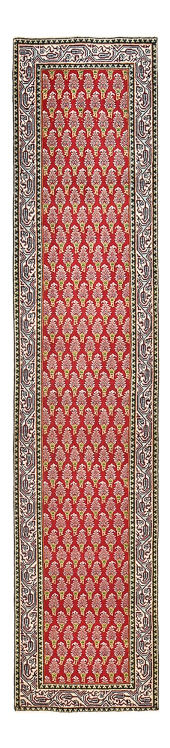 Løber Persisk tæppe - Tabriz - 373 x 80 cm - rust