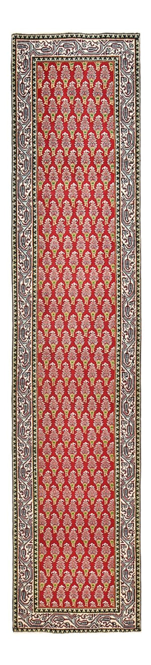 Løber Persisk tæppe - Tabriz - 373 x 80 cm - rust