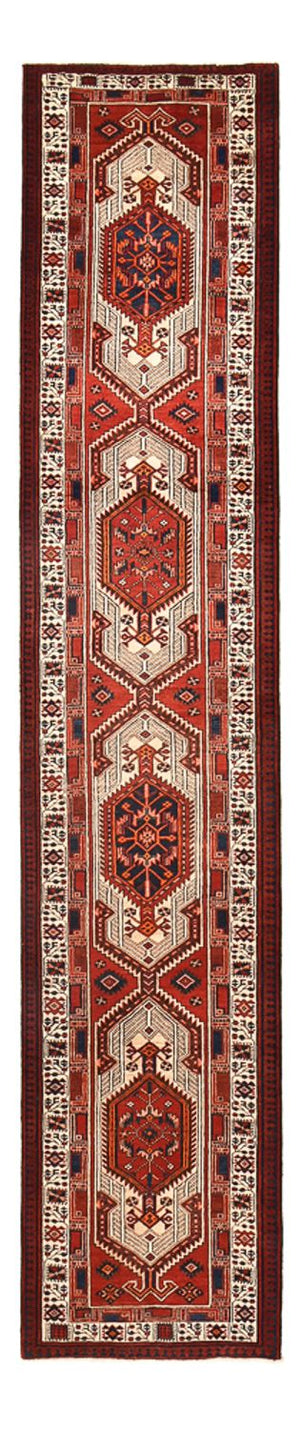 Løber Persisk tæppe - Tabriz - 460 x 98 cm - rust