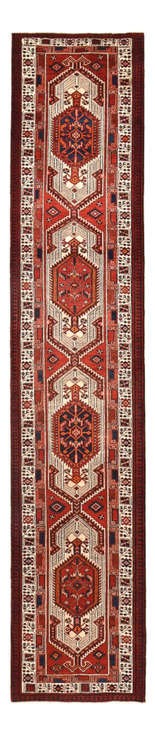 Løber Persisk tæppe - Tabriz - 460 x 98 cm - rust