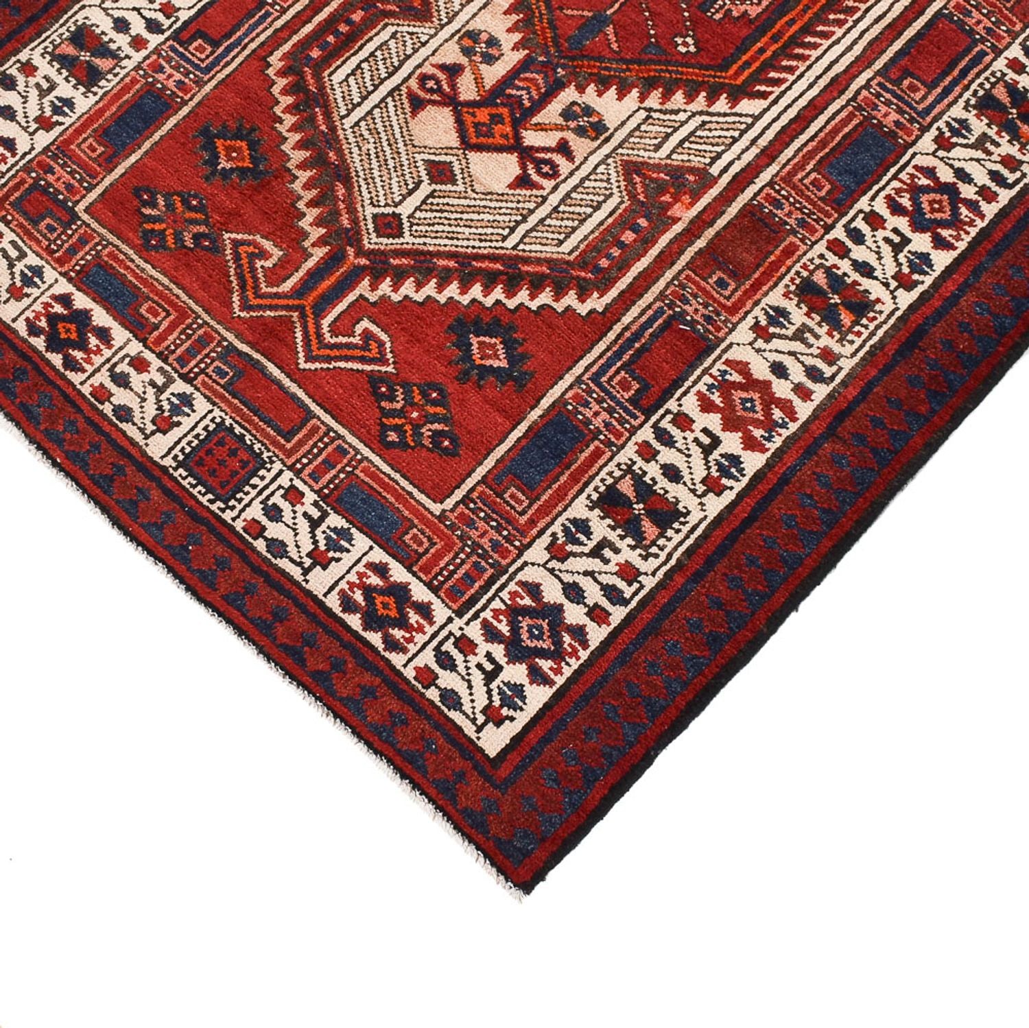 Løber Persisk tæppe - Tabriz - 460 x 98 cm - rust