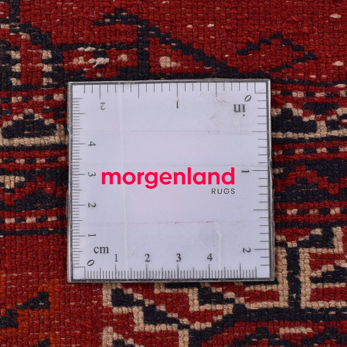 Løber Turkaman-tæppe - 353 x 89 cm - rød