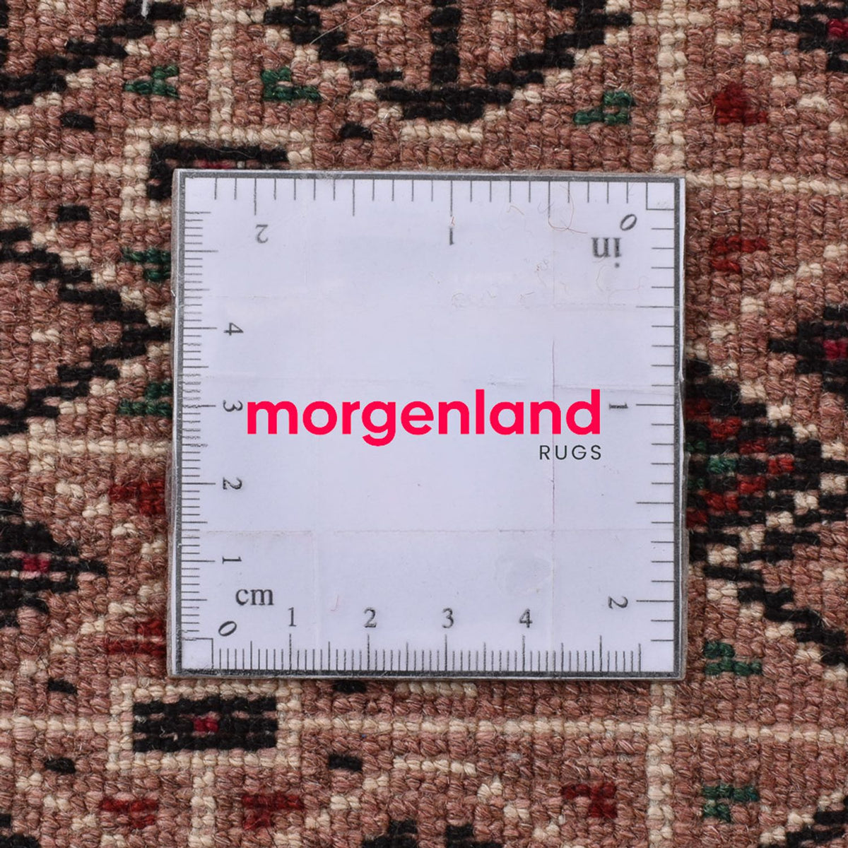 Løber Turkaman-tæppe - 193 x 83 cm - lysrød