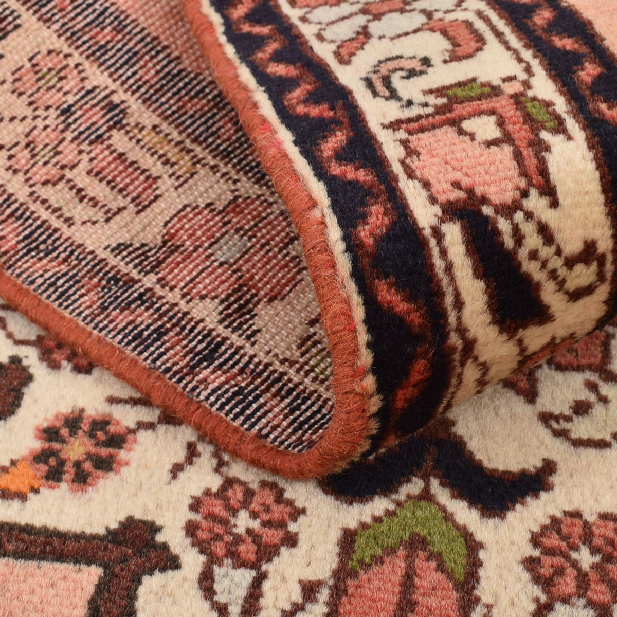 Løber Persisk tæppe - Nomadisk - 202 x 76 cm - lysrød