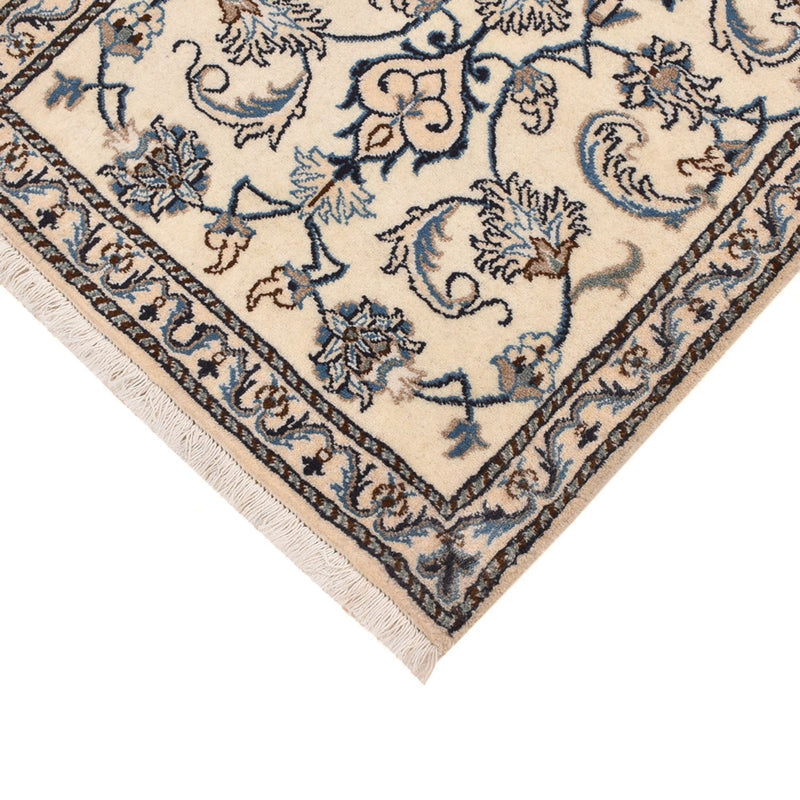 Persisk tæppe - Nain - 139 x 73 cm - creme