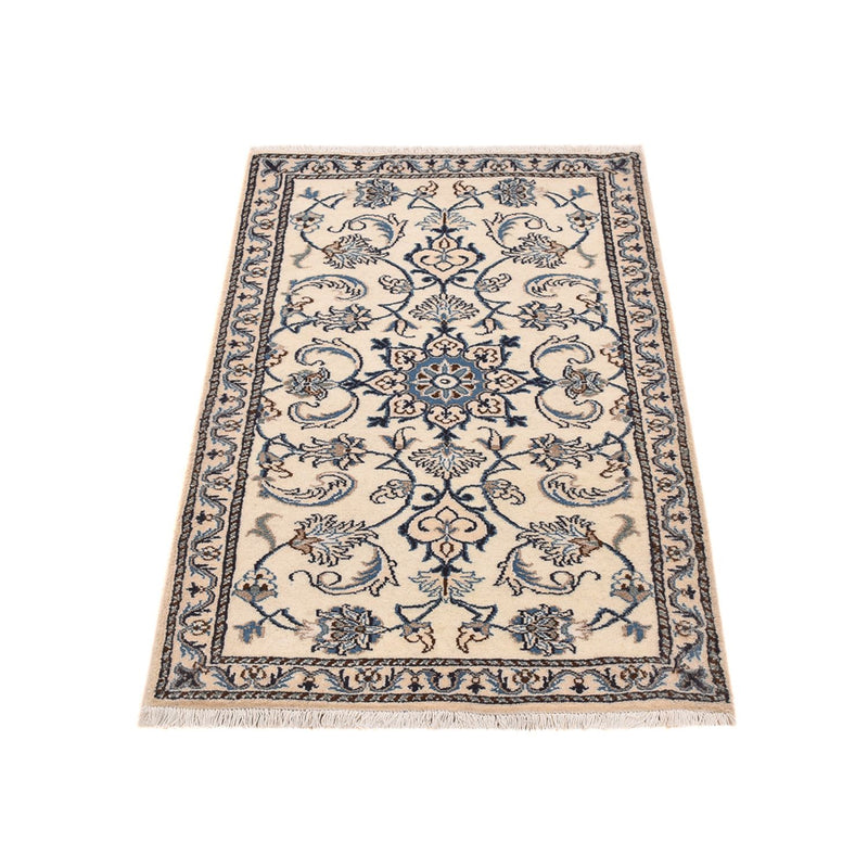 Persisk tæppe - Nain - 139 x 73 cm - creme
