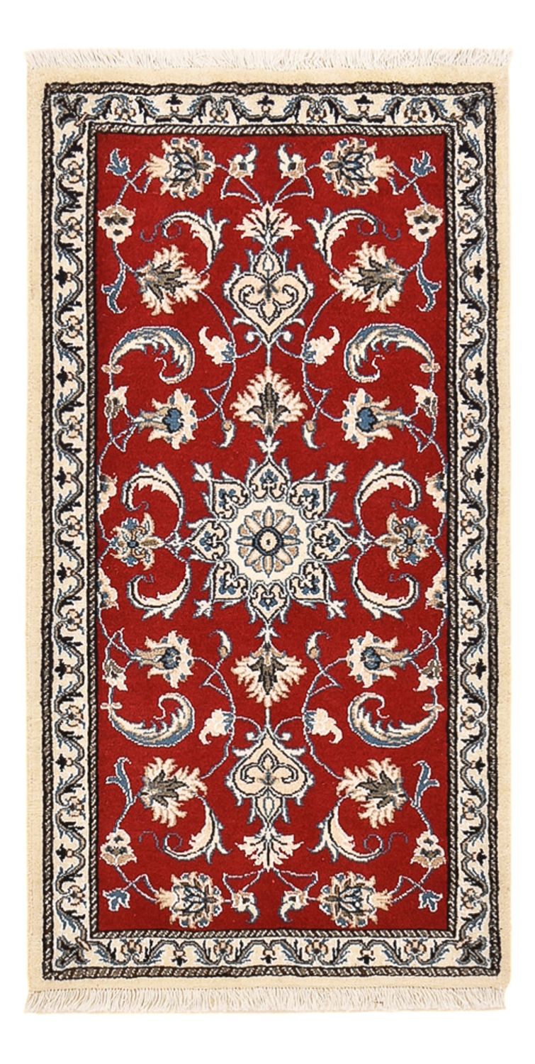 Persisk tæppe - Nain - 139 x 71 cm - rød