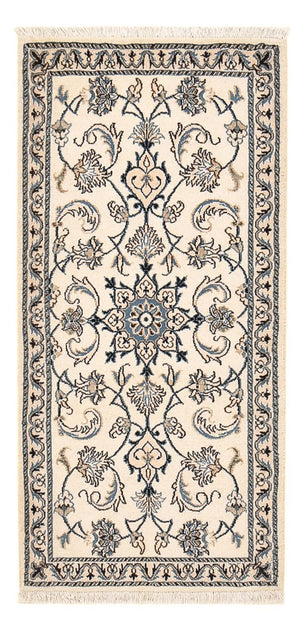 Persisk tæppe - Nain - 146 x 70 cm - creme