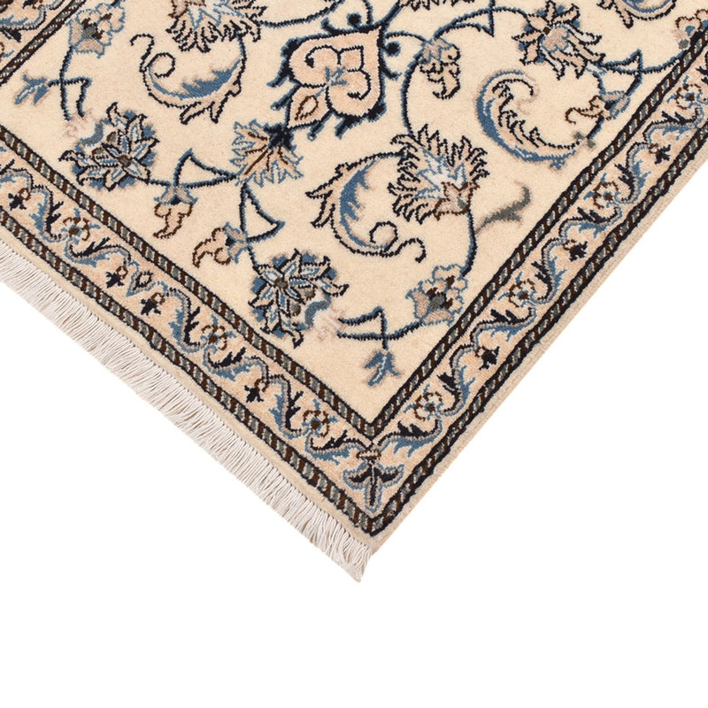 Persisk tæppe - Nain - 139 x 69 cm - creme