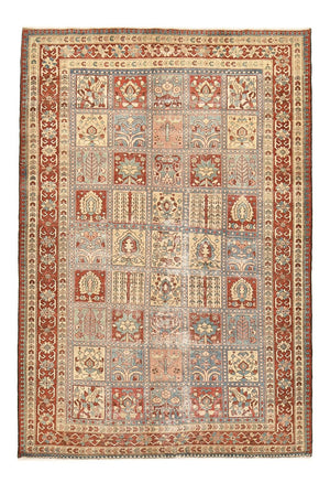 Vintage tæppe - 292 x 197 cm - mørk beige
