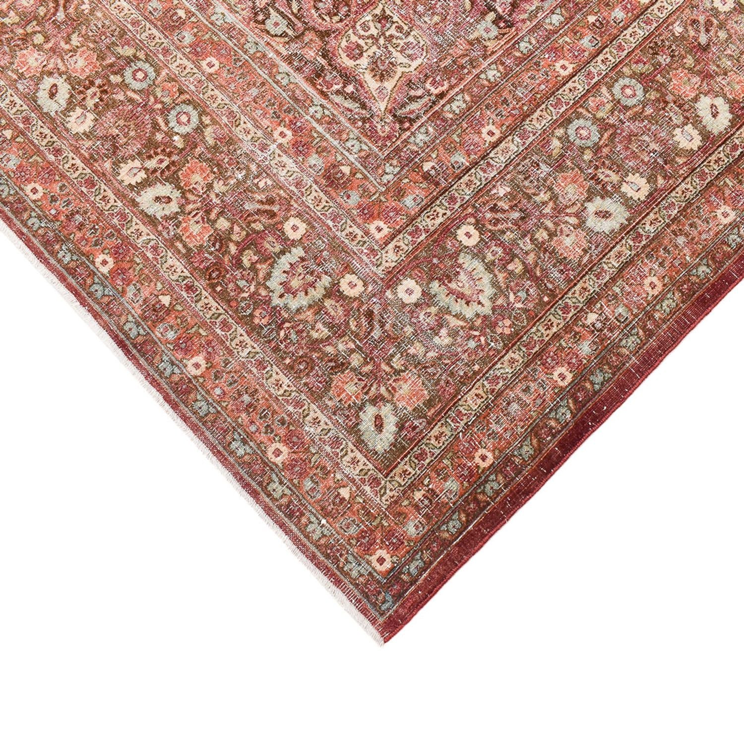 Vintage tæppe - 380 x 258 cm - brun