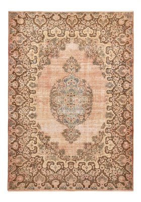 Vintage tæppe - 312 x 210 cm - lys beige