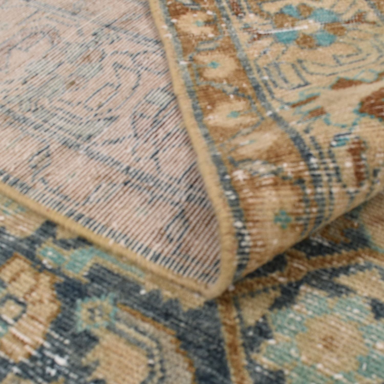 Vintage tæppe - 300 x 222 cm - sand