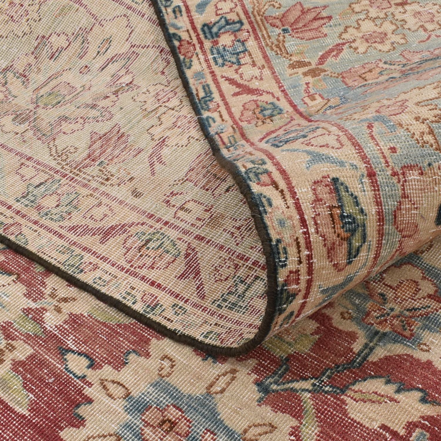 Vintage tæppe - 338 x 243 cm - rød