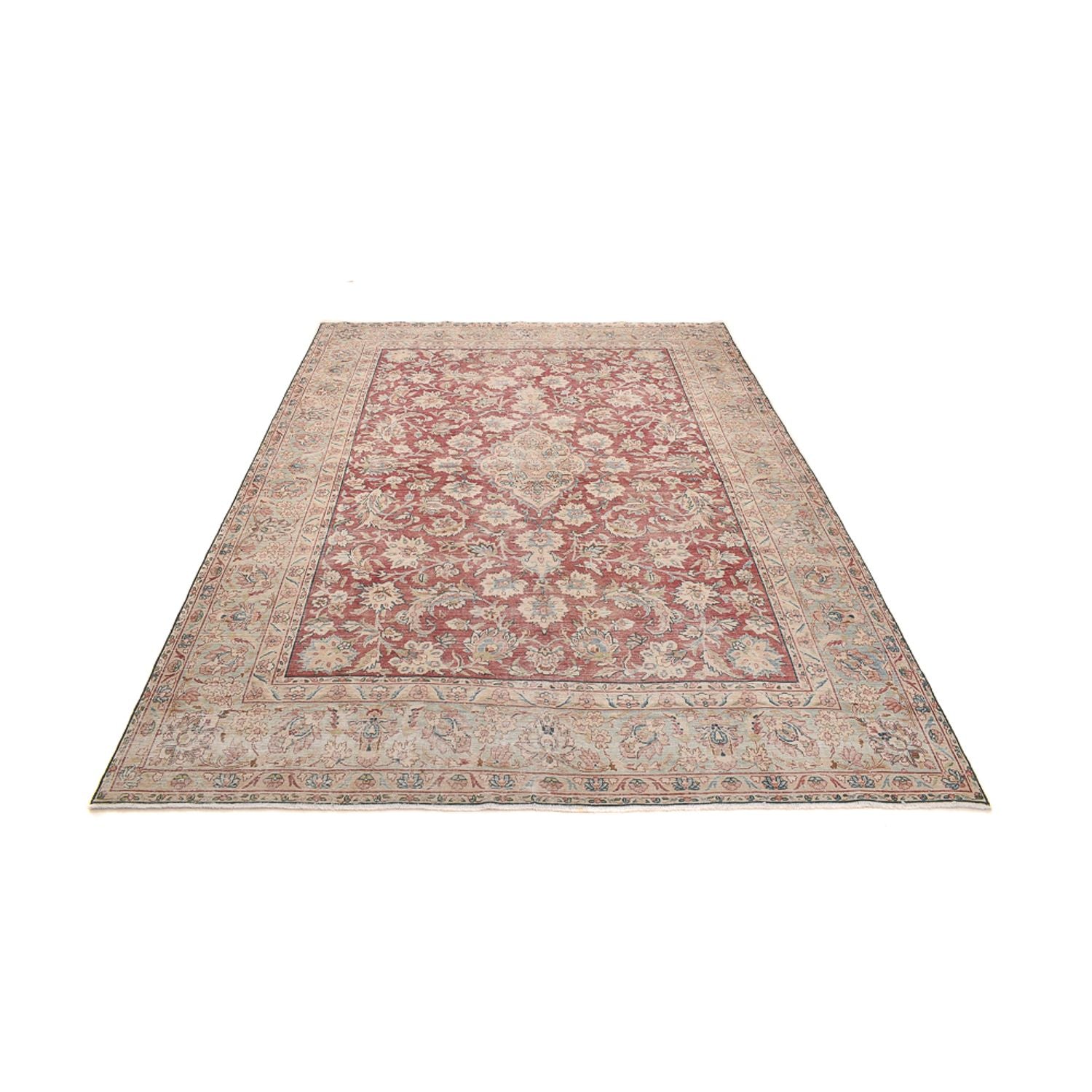 Vintage tæppe - 338 x 243 cm - rød