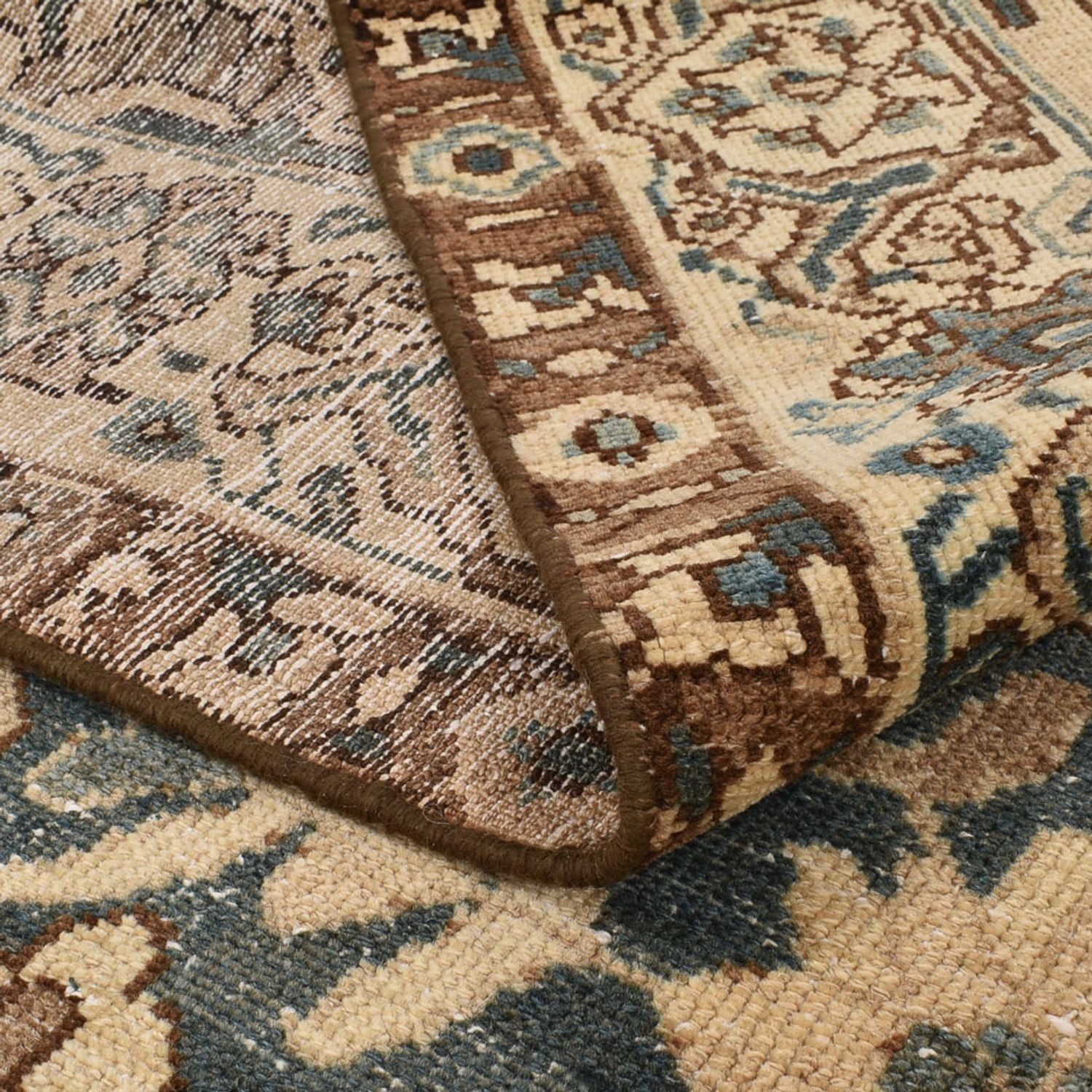 Vintage tæppe - 298 x 175 cm - sand