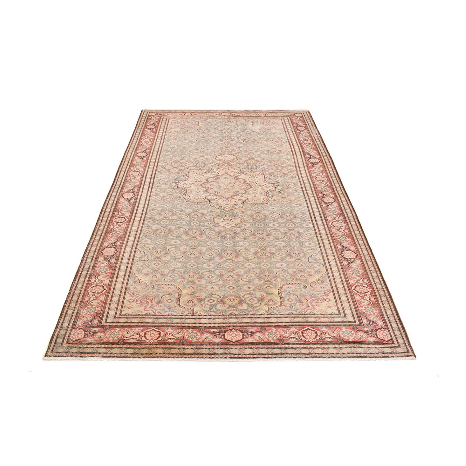 Vintage tæppe - 299 x 195 cm - beige