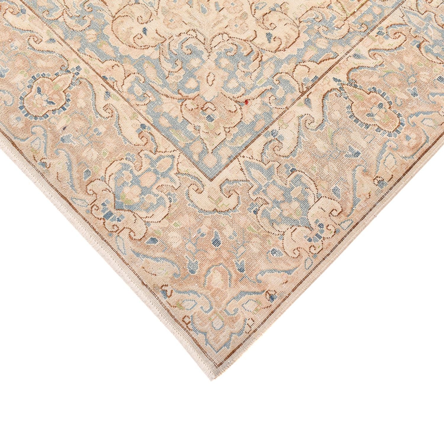 Vintage tæppe - 300 x 205 cm - lys beige