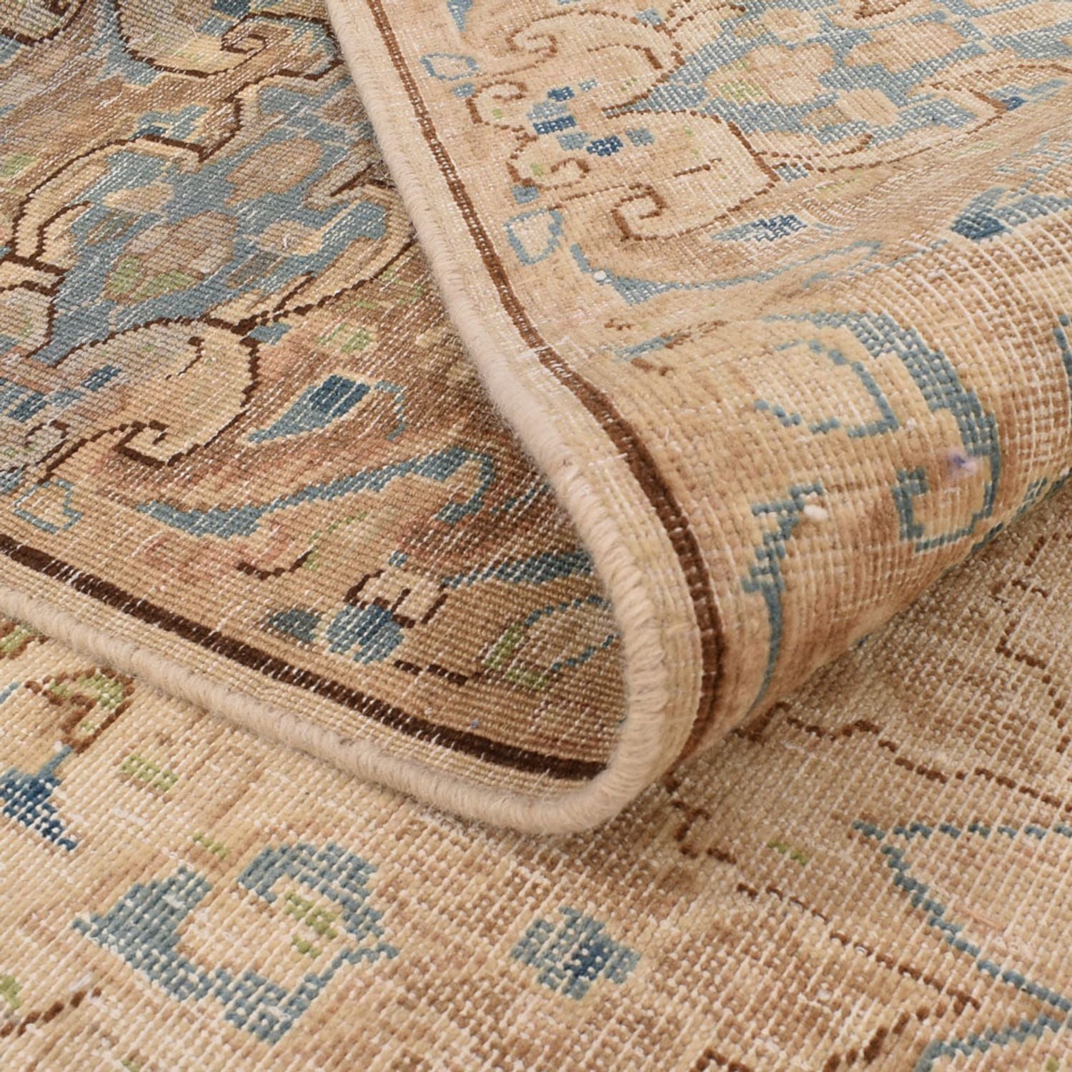 Vintage tæppe - 300 x 205 cm - lys beige