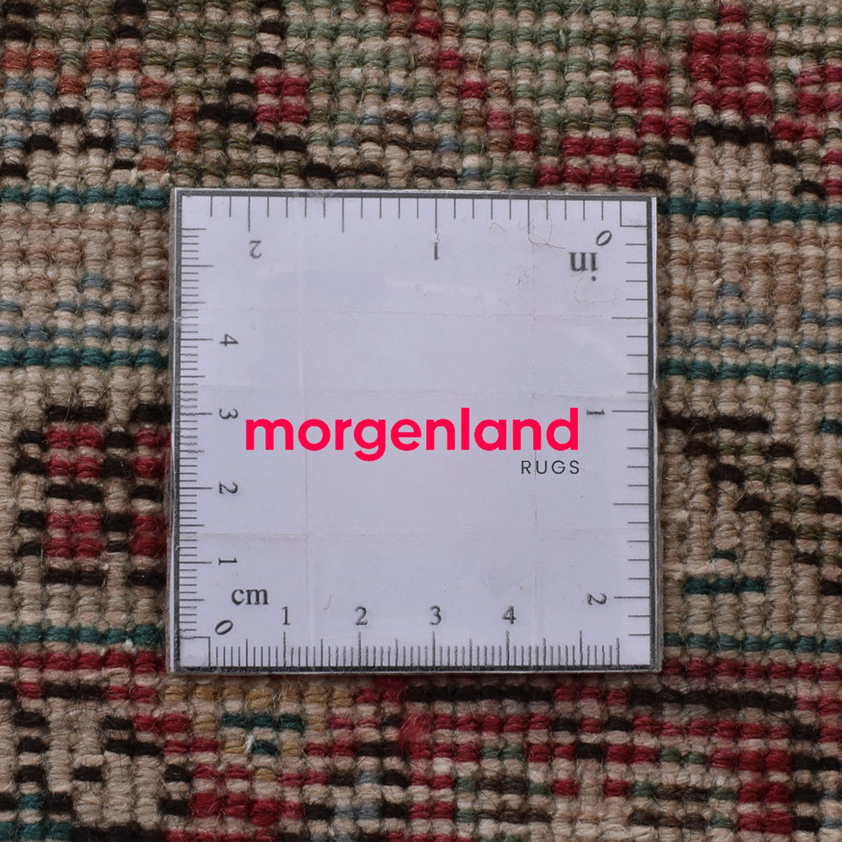 Vintage tæppe - 182 x 136 cm - beige