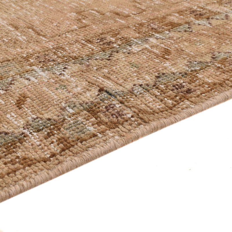 Vintage tæppe - 158 x 107 cm - mørk beige