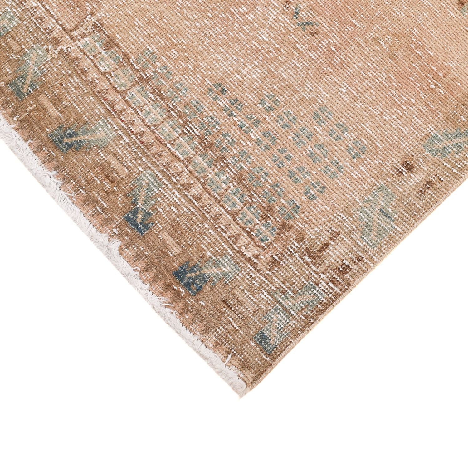 Vintage tæppe - 152 x 103 cm - mørk beige