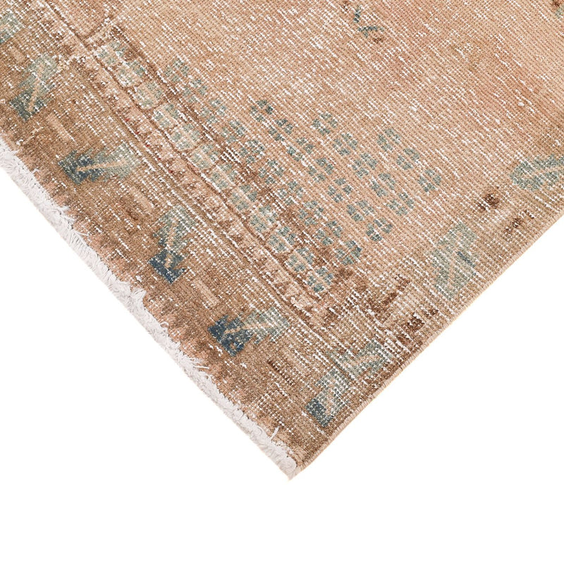 Vintage tæppe - 152 x 103 cm - mørk beige