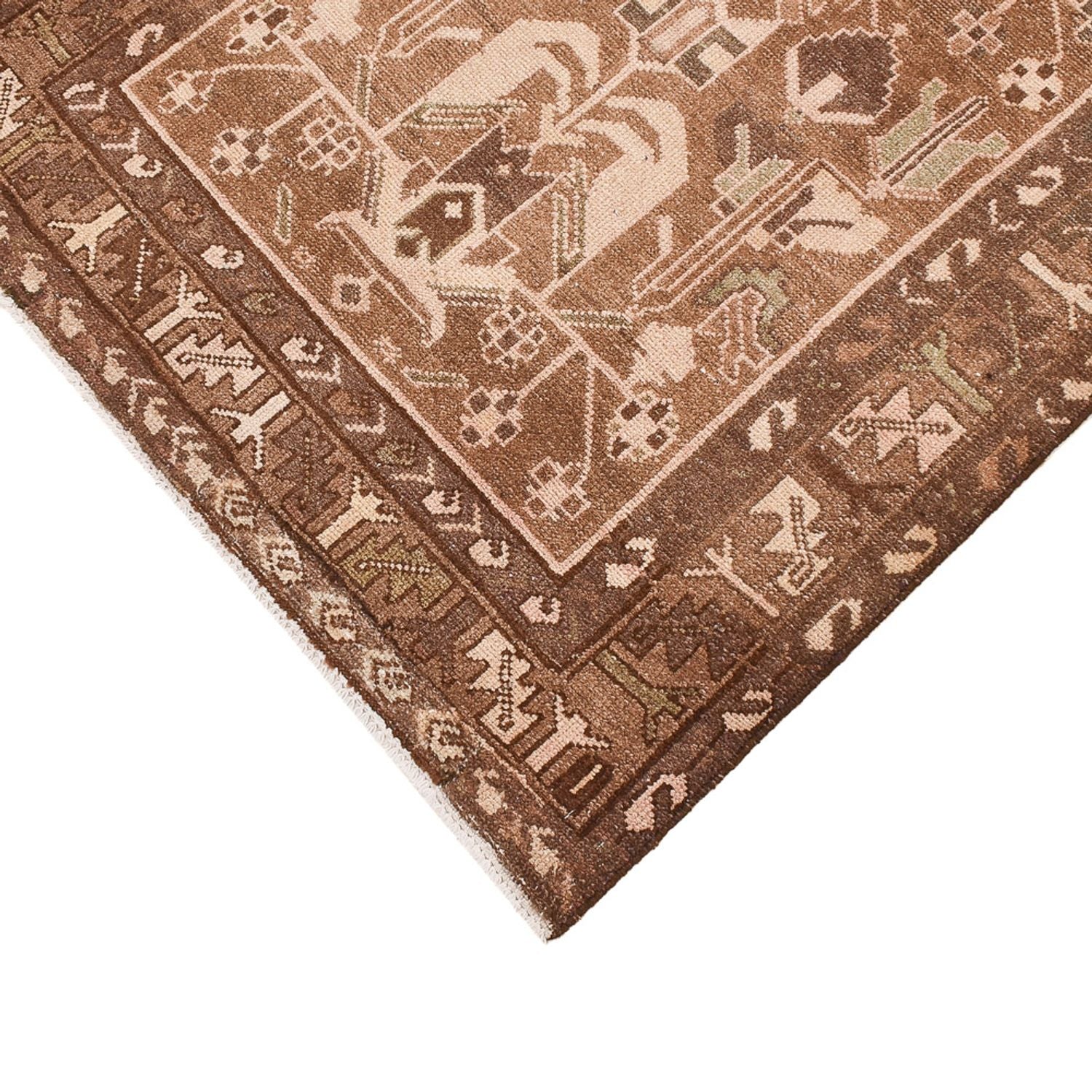 Løber Vintage tæppe - 297 x 104 cm - mørk beige